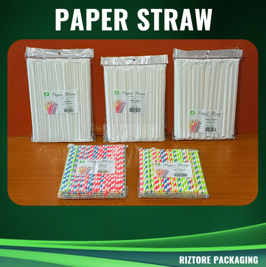 Paper Straw (Juice Straw, Bending Straw and Boba Straw)