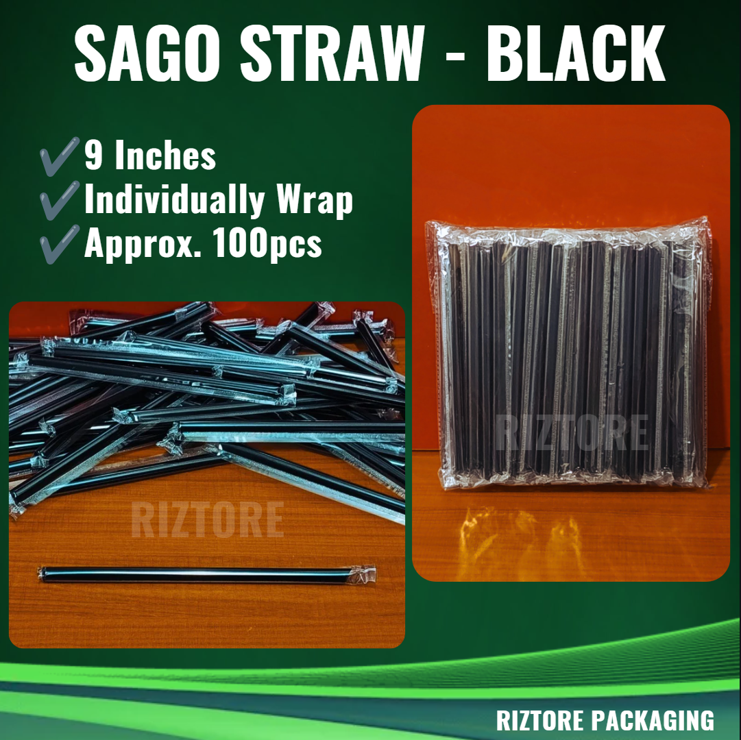 Sago Straw (Individually Wrapped)