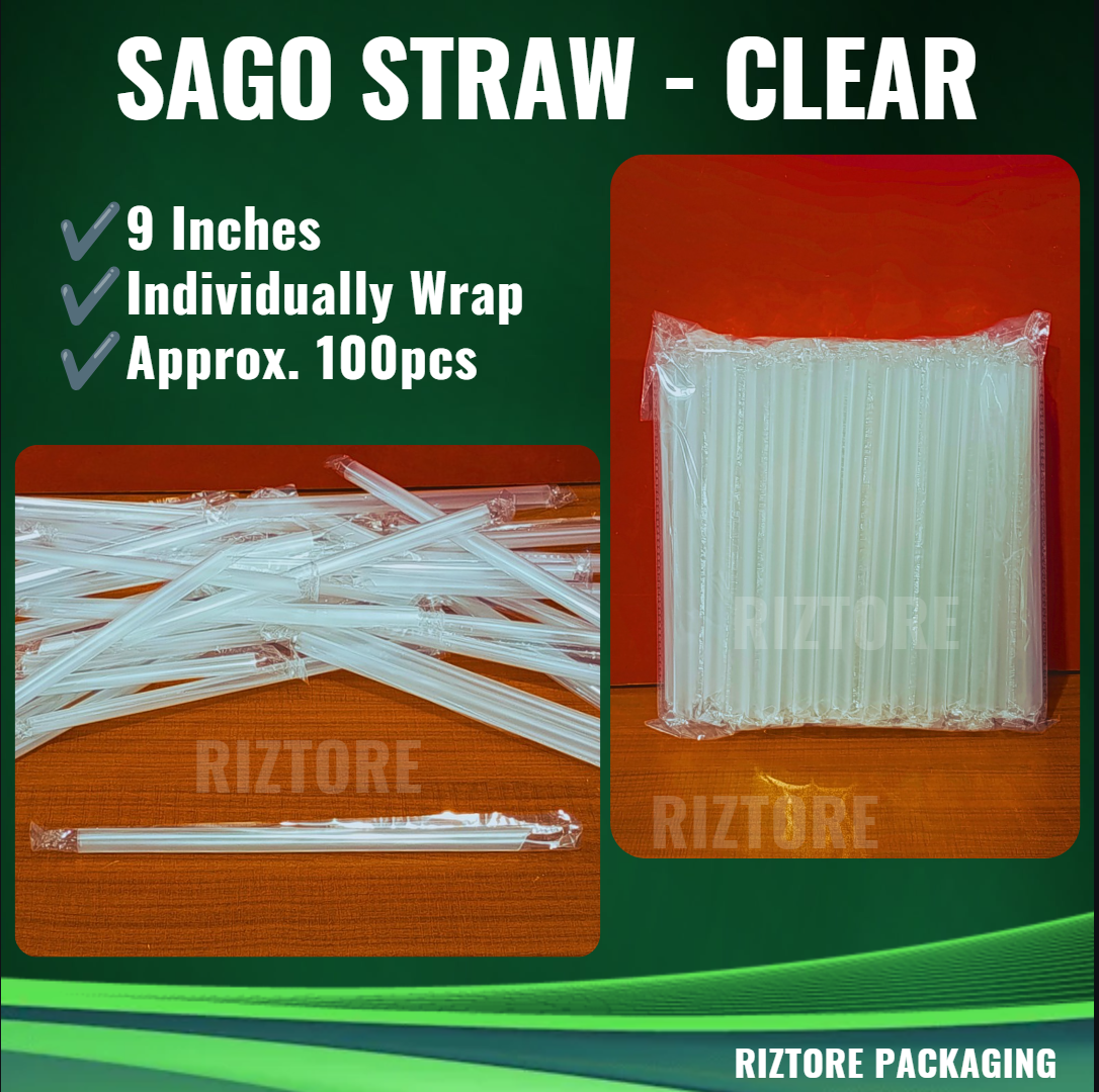 Sago Straw (Individually Wrapped)