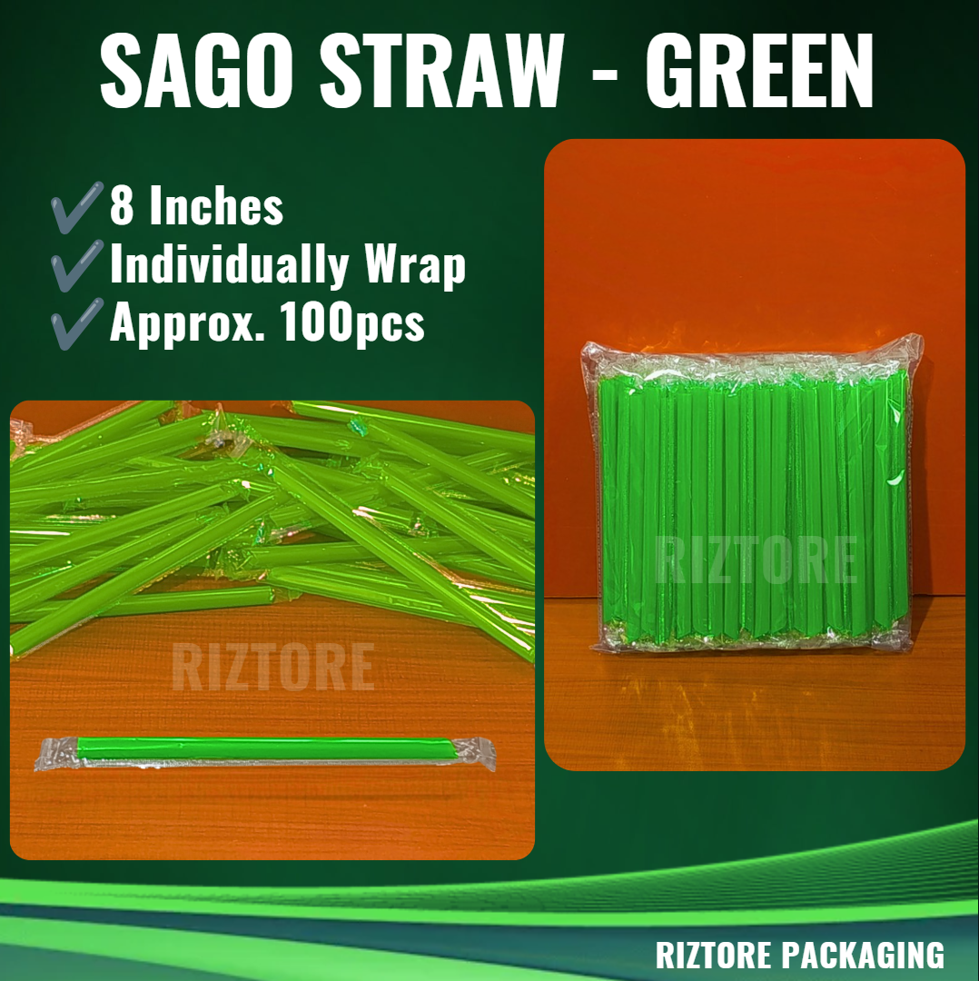 Sago Straw (Individually Wrapped)