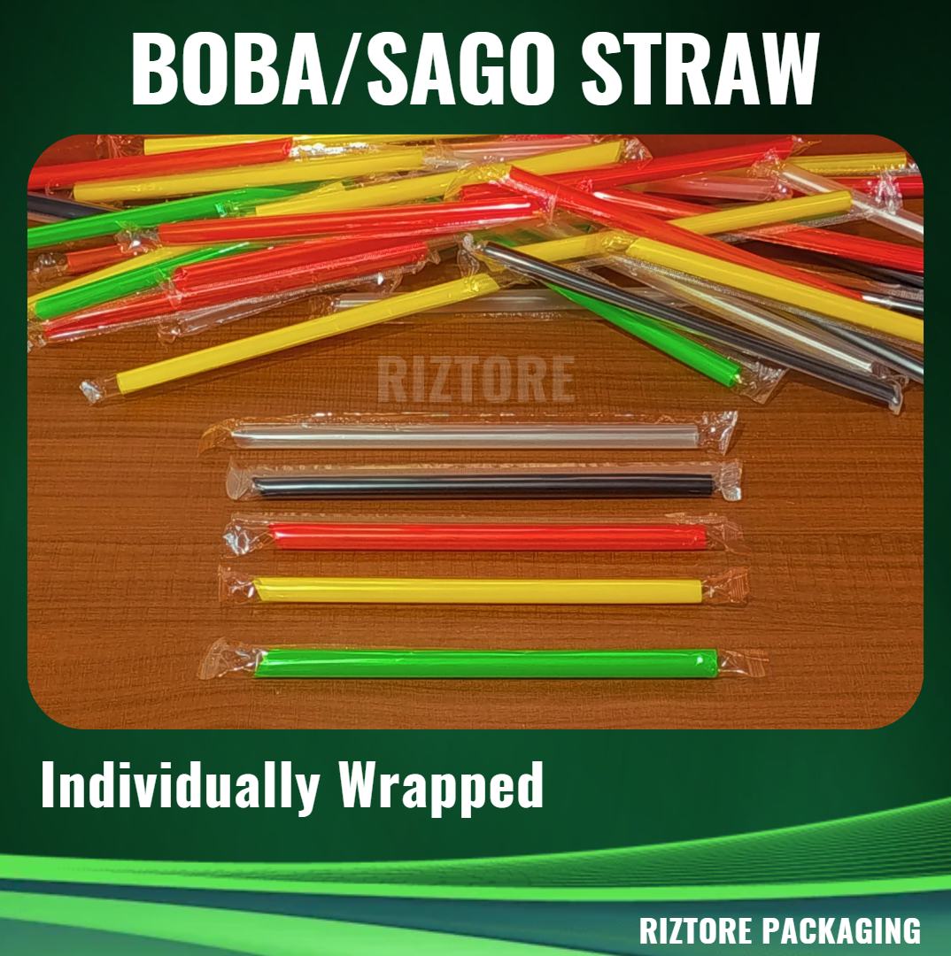 Sago Straw (Individually Wrapped)