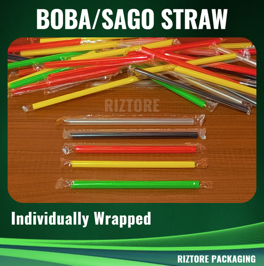 Sago Straw (Individually Wrapped)