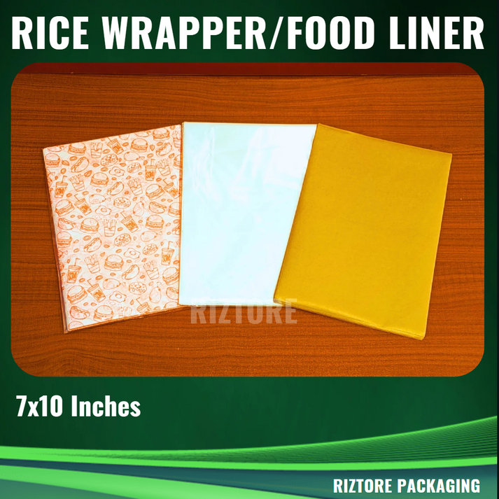 [Pack] Rice Wrapper / Food Liner 7x10