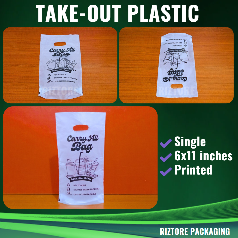 Milktea/Drinks Take-Out Plastic Printed