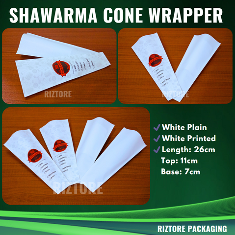 Shawarma Cone/Wrapper Paper