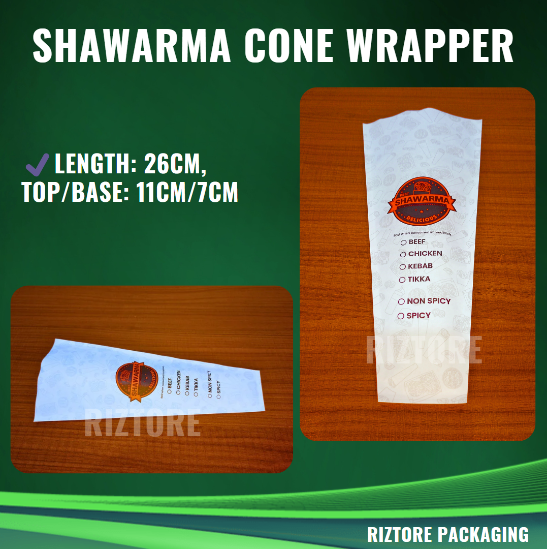 Shawarma Cone/Wrapper Paper