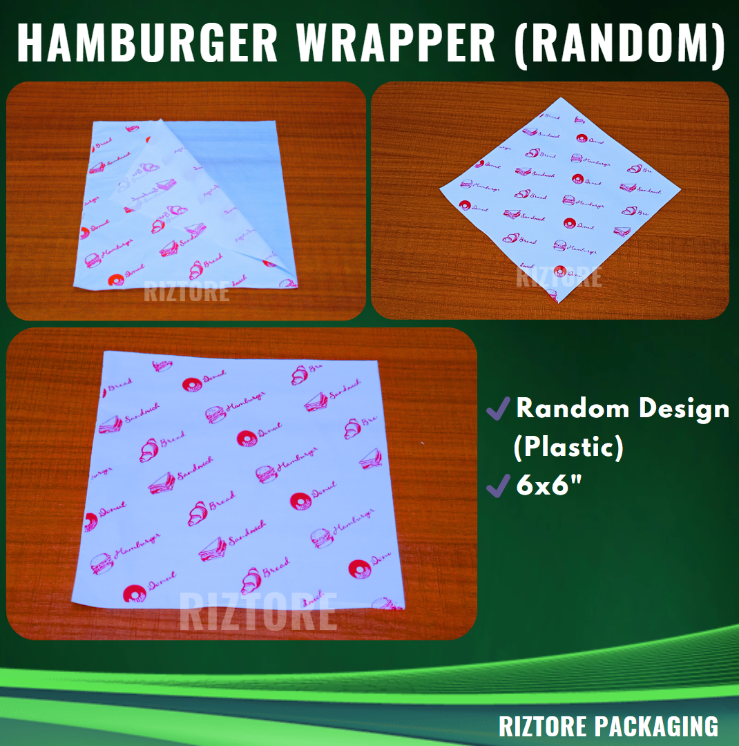 Hamburger Wrapper (Plastic)