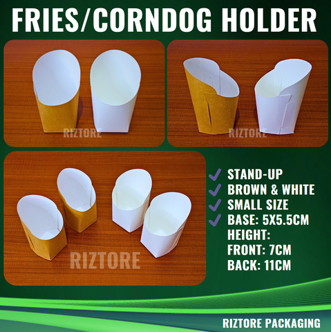 French Fries Holder Stand up/Corndog Holder/Lumpia/Cheesesticks
