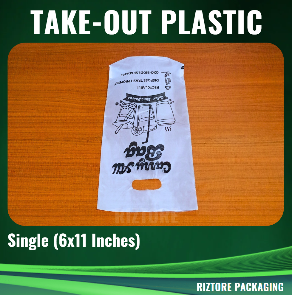 Milktea/Drinks Take-Out Plastic Printed