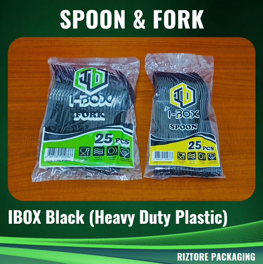 Heavy Duty Plastic Spoon and Fork (IBOX)