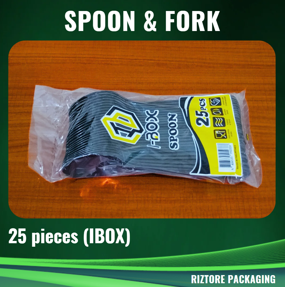 Heavy Duty Plastic Spoon and Fork (IBOX)