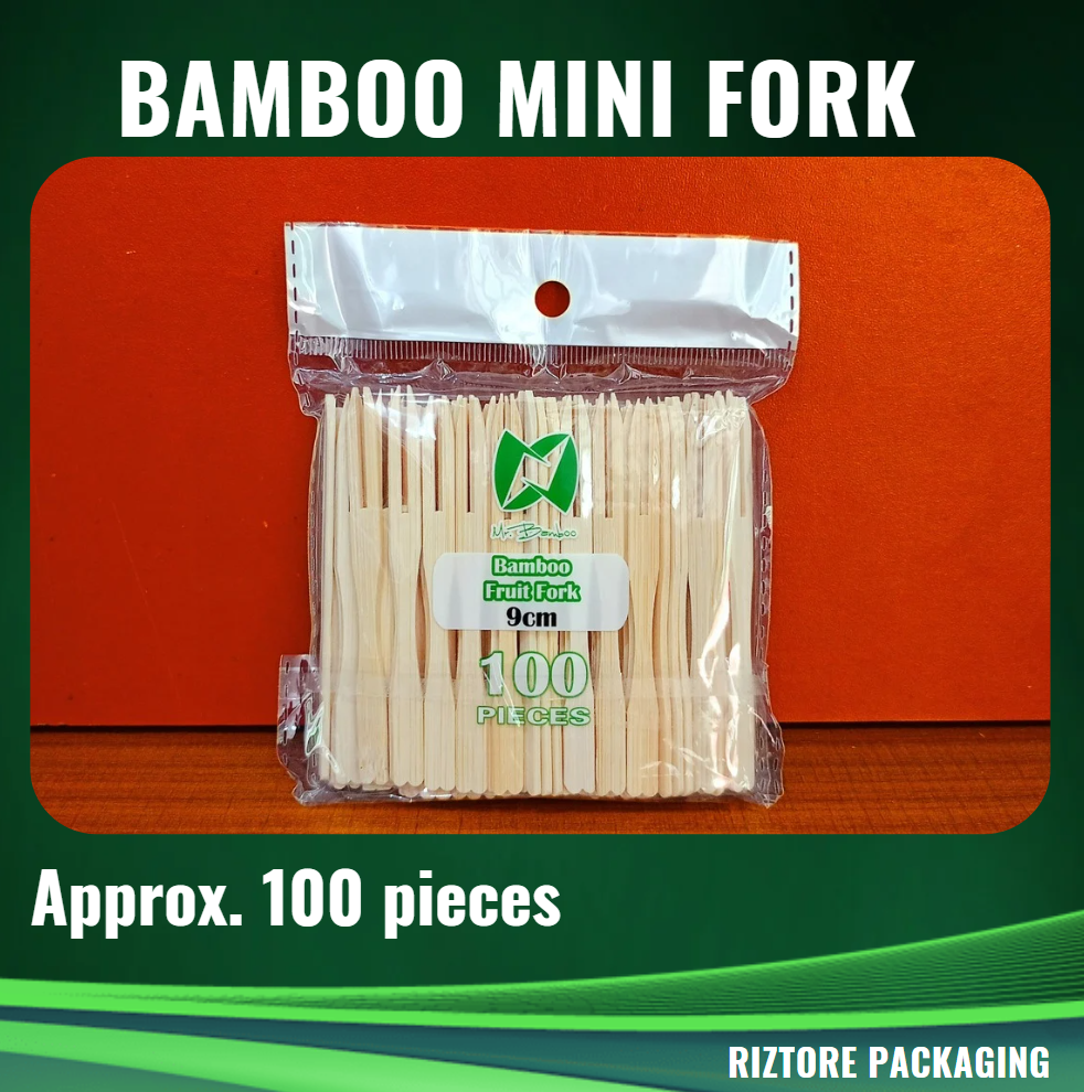 Bamboo Mini Fork (Fruit/Siomai Fork)