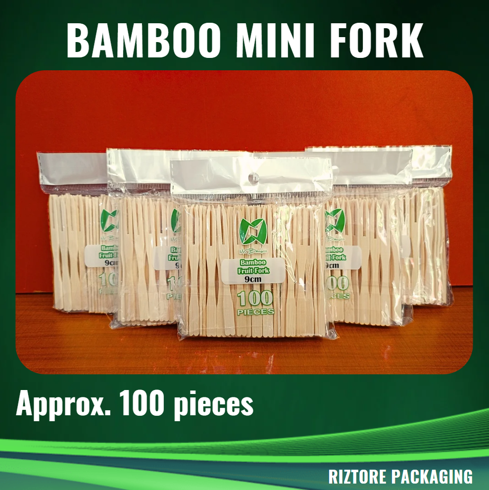 Bamboo Mini Fork (Fruit/Siomai Fork)