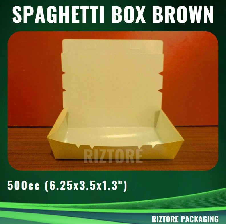 Spaghetti Box (Laminated Brown)