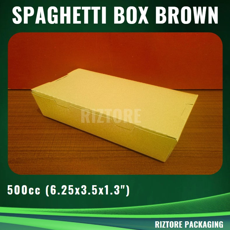 Spaghetti Box (Laminated Brown)