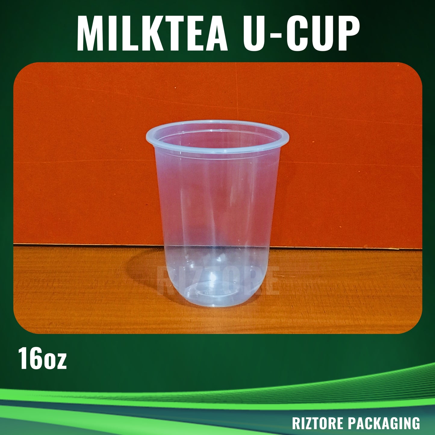 Milktea Cup (U-Cup) 100 pcs