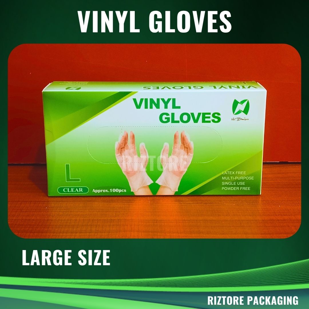 Mr. Bamboo Vinyl Disposable Gloves