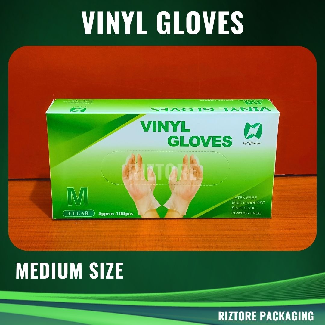 Mr. Bamboo Vinyl Disposable Gloves