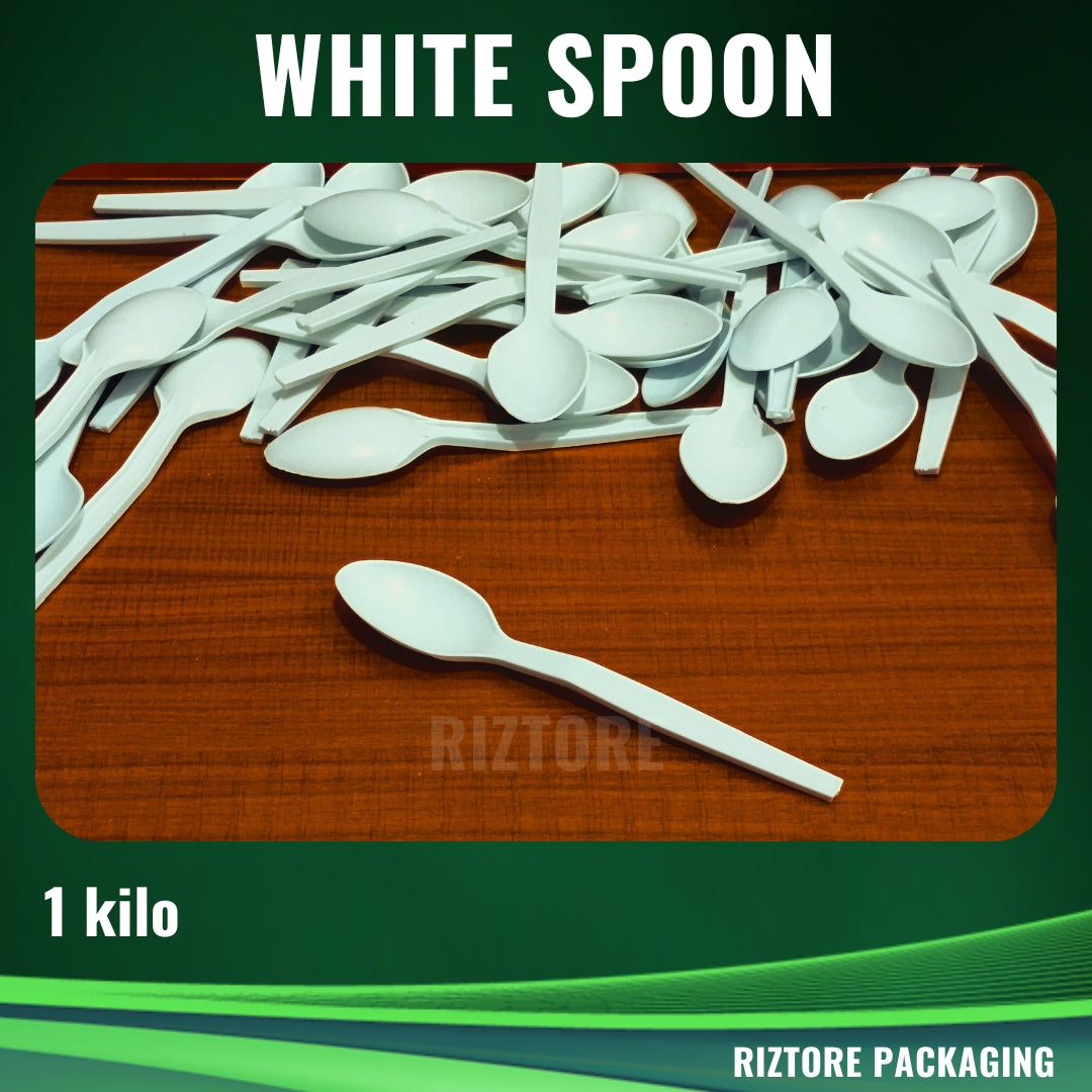 1kg White Spoon / White Fork