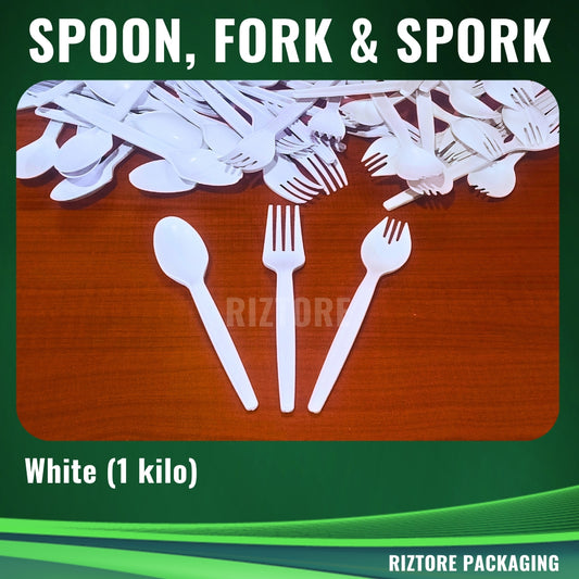 1kg White Spoon / Fork / Spork