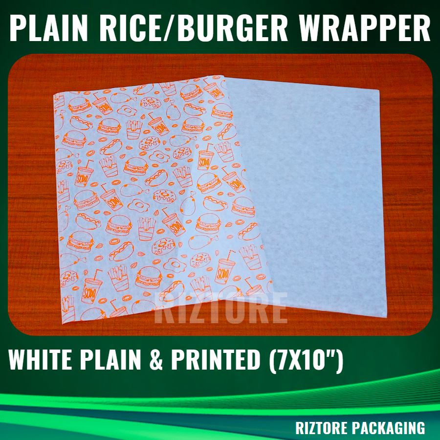 [Pack] Rice Wrapper / Food Liner 7x10" – Riztore Packaging