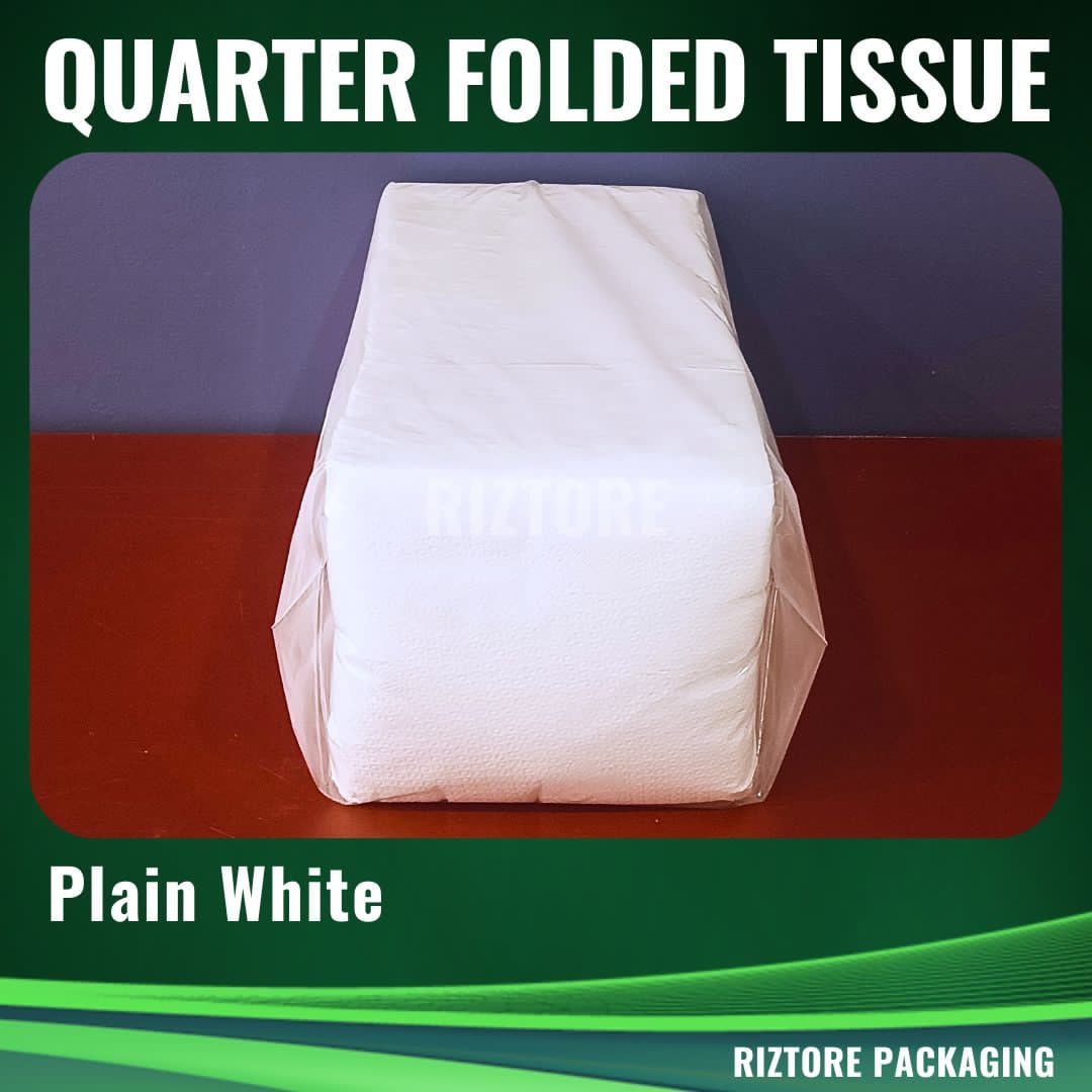 Quarter Folded Tissue Plain 350 1 Ply