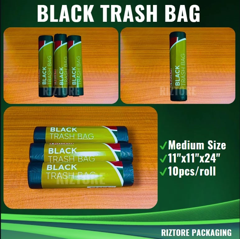 Trash Bag/garbage Bag (Black)